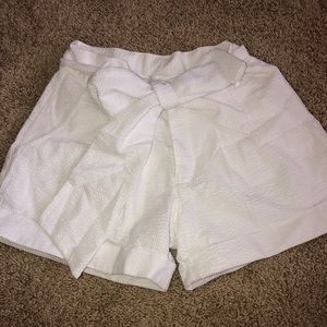 Lauren James White Seersucker Shorts!